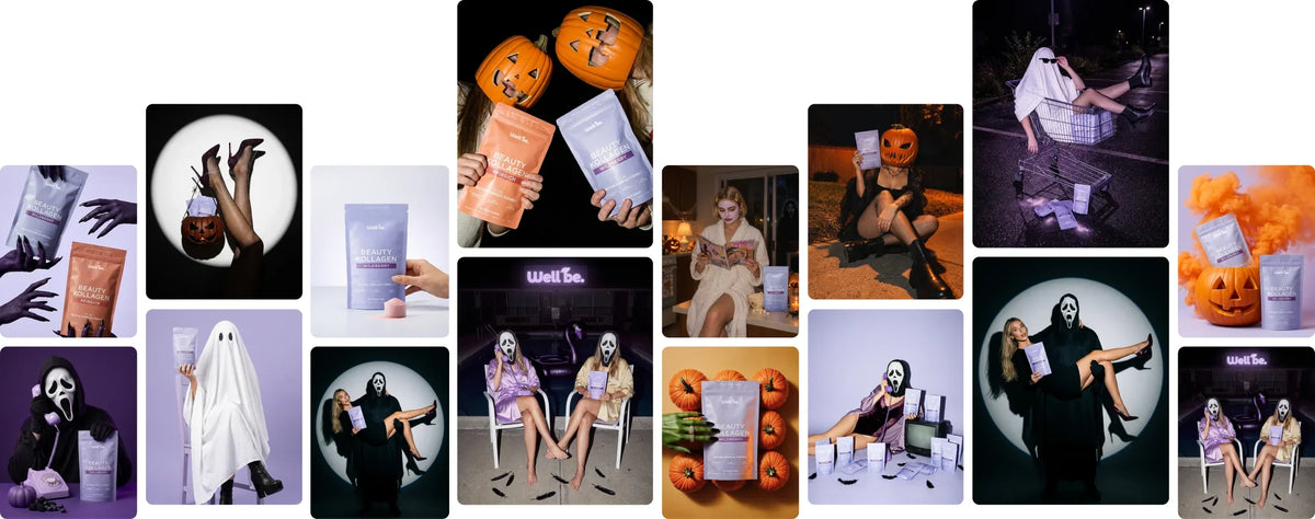Halloween fotografiranje s wellbe proizvodima